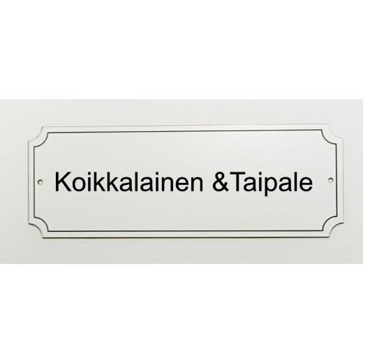 Nimikyltti oveen 225x80 mm