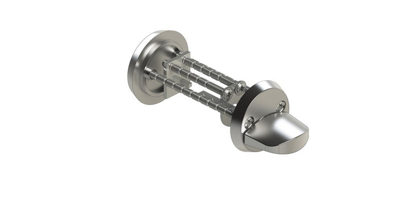 Abloy CH003 vääntönuppi peitekilpi, eri pintakäsittelyjä.