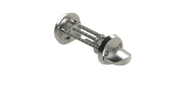 Abloy CH003 vääntönuppi peitekilpi, eri pintakäsittelyjä.
