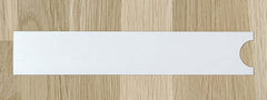 POSTILAATIKKOKILPI - STALA PL3/PL4 laatikon nimi-osa 193 x 35mm, valkoinen, mustalla kaiverruksella. KEHYKSEEN.
